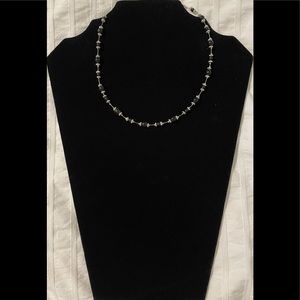 3 for $18 🎁 Black & silver short necklace